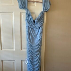 ASOS Light Blue Midi Dress